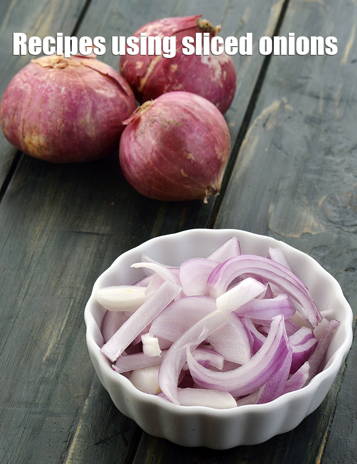 Recipes using sliced onions