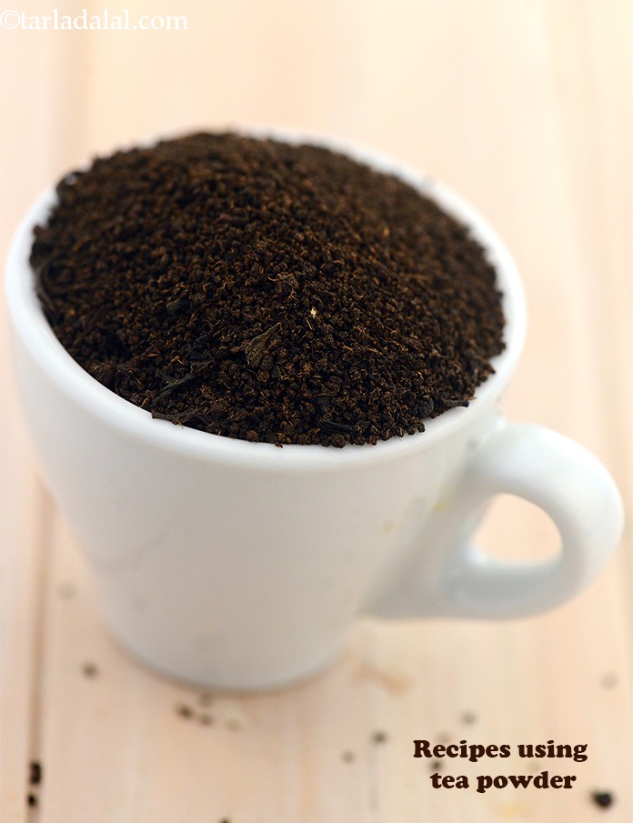 Recipes using tea powder