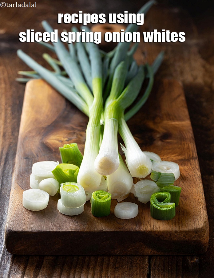 Recipes using sliced spring onion whites