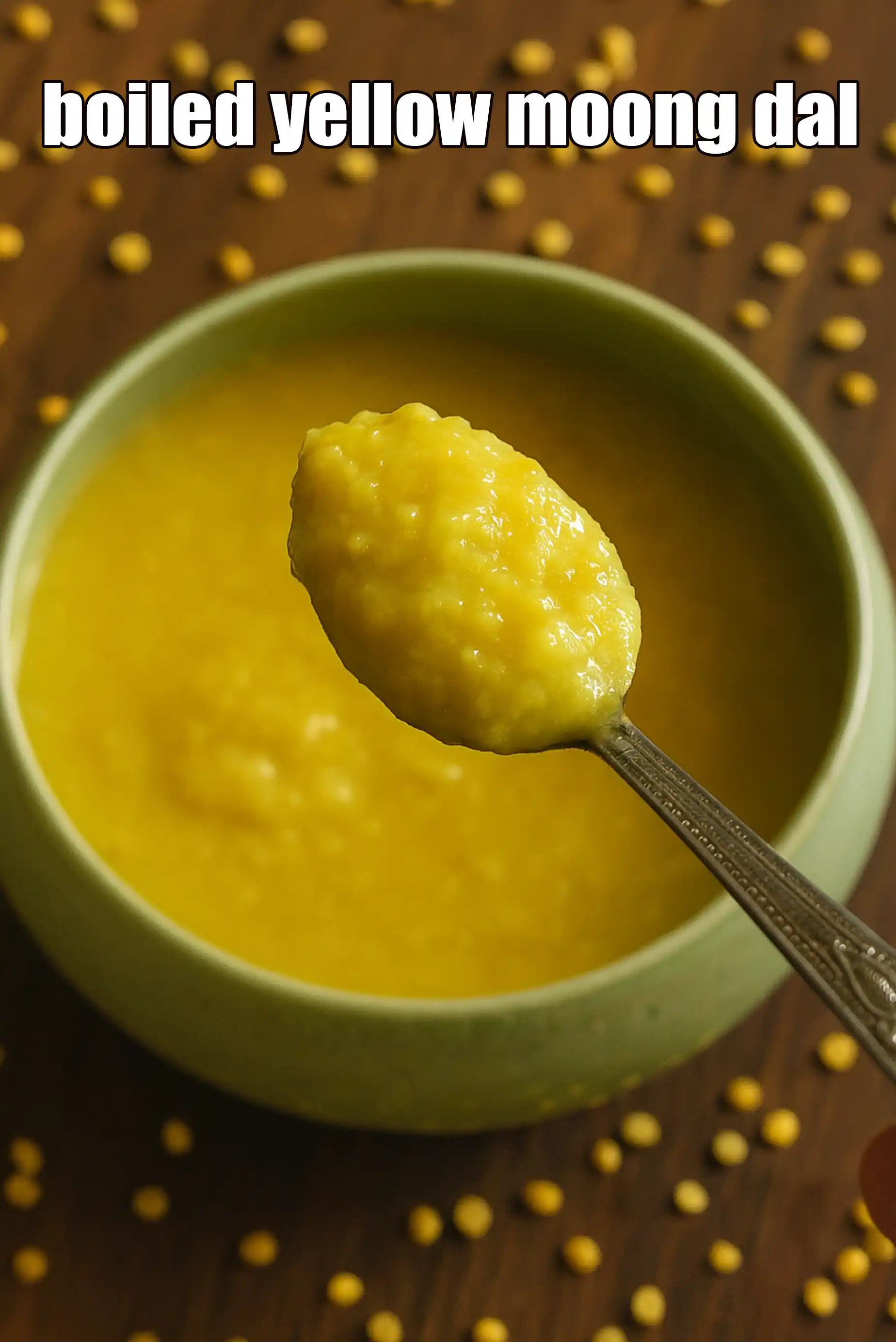 Recipes using boiled yellow moong dal