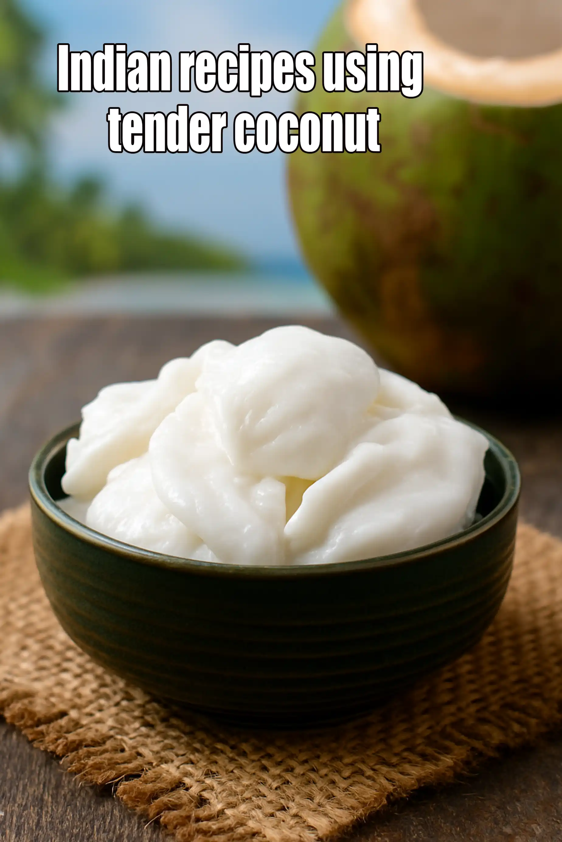 Recipes using tender coconut