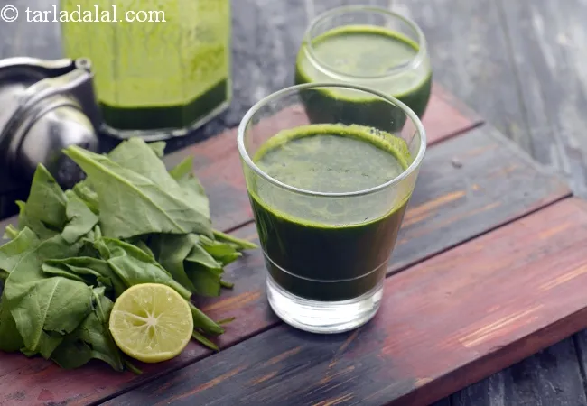 पालक पुदिना जूस की रेसिपी | पालक और पुदीने का जूस | पालक और पुदीने का रस | Spinach and Mint Juice