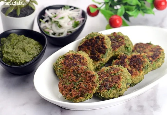 sprouts tikki recipe | protein rich moong sprouts tikki | healthy sprouts cutlet |