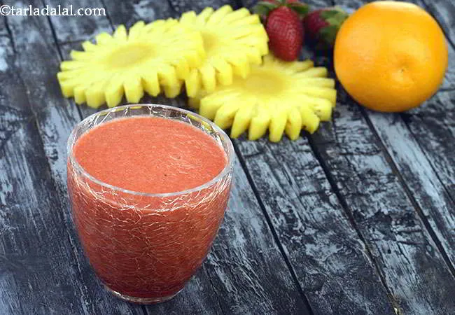 Strawberry Pineapple Orange Juice