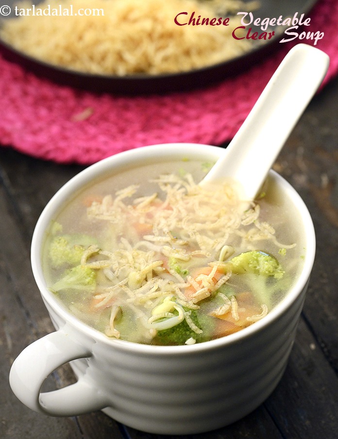 Chinese Vegetable Clear Soup recipe, Chinese Recipes