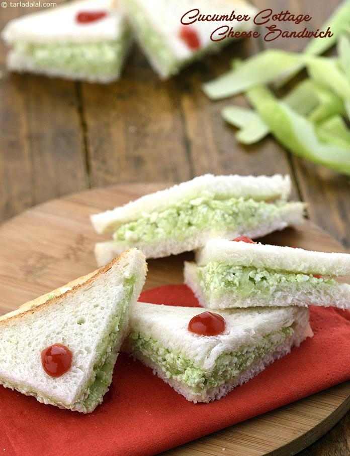 Calories Of Cucumber Cottage Cheese Sandwich Cucumber Paneer