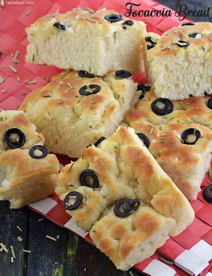 Focaccia Bread, Homemade Italian Soft Bread recipe