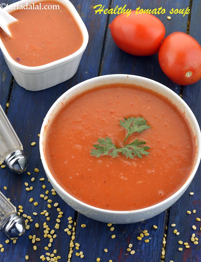 Indian tomato soup recipe | healthy tomato soup | veg tomato soup ...