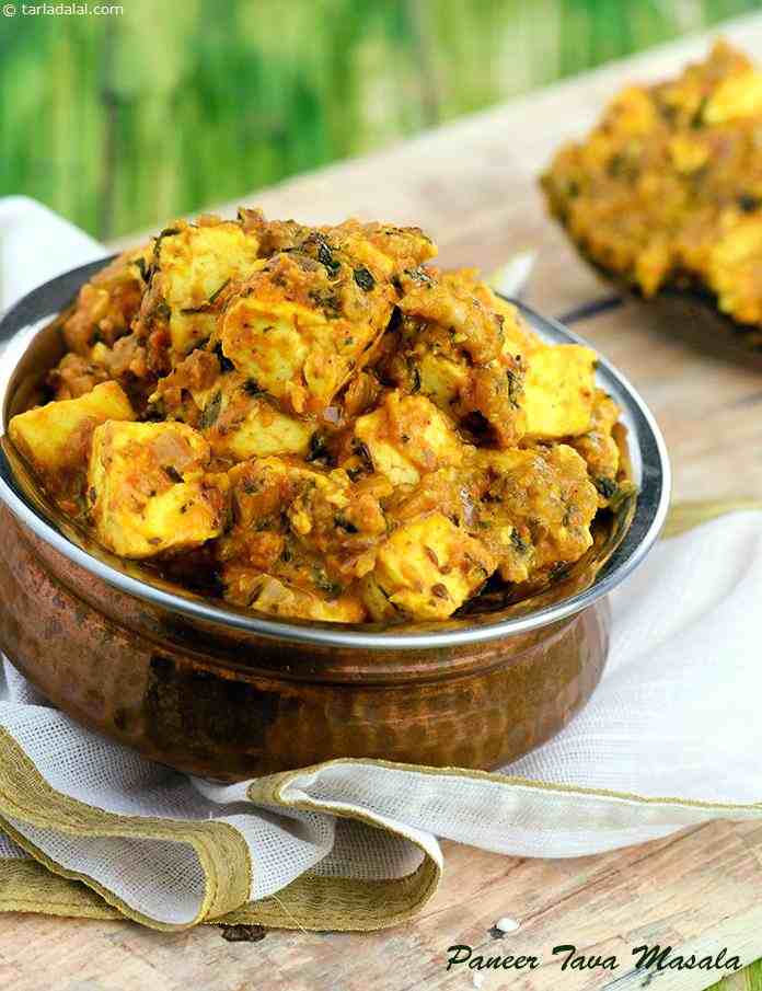 Paneer Tava Masala, Punjabi Tawa Paneer Masala Recipe recipe | Punjabi ...