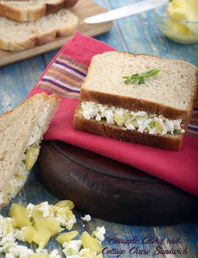Calories Of Pineapple Celery And Cottage Cheese Sandwich