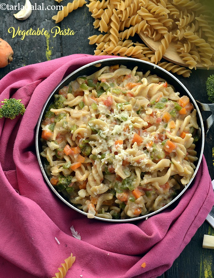 healthy kids vegetable pasta recipe | veggie packed pasta for kids