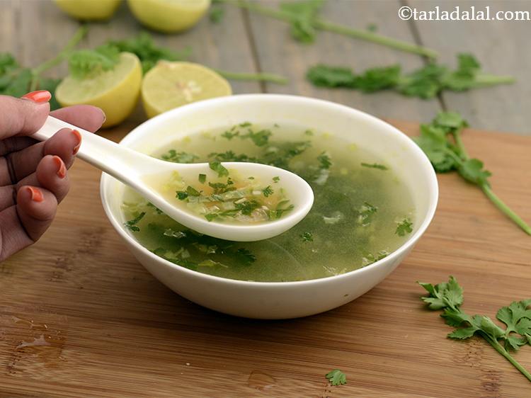 Lemon And Coriander Soup Recipe Vitamin C Rich Recipe