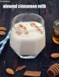 Almond Honey Cinnamon Milk, Healthy Vegan Breakfast Recipe