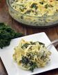 Baked Fettuccine with Spinach in Paneer Sauce