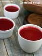 Beetroot Soup, Healthy Indian Beet Soup