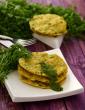 Besan and Green Pea Chilla ( Microwave Recipe ) in Gujarati