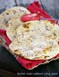 Butter Naan Without Using Yeast, Naan Made On Stove Top Or Tava