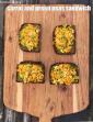 Carrot and Green Peas Sandwich, Healthy Vegetable Toast