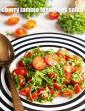 Cherry Tomato and Fenugreek Salad, Cherry Tomato and Methi Salad