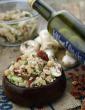 Chick Pea, Mushroom and Barley Salad with Balsamic Dressing