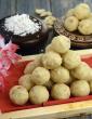 Coconut and Rava Ladoo  ( Laddu) in Hindi