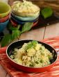 Coconut and Vegetable Rice in Hindi