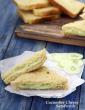 Cucumber Cheese Sandwich ( Tiffin Treats) in Hindi