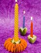Enchanting Carrot and Cucumber Candle Stand ( Vegetable and Fruit Carvings)