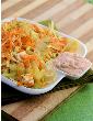 Carrot, Cabbage, Pineapple and Paneer with Low Cal Thousand Island Dressing