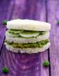 Green Pea and Cucumber Sandwich
