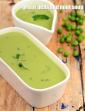 Green Peas and Mint Soup in Hindi