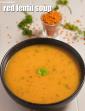 Hearty Red Lentil Soup, Healthy Masoor Dal Soup