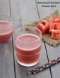 Homemade Strained Tomato Juice in Hindi