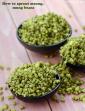 How To Sprout Moong, Mung Beans in Hindi