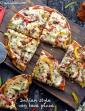 Indian Style Veg Pizza, Tava and Oven Veg Pizza in Hindi