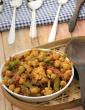 Kabuli Chana and Paneer with Mixed Vegetables in Hindi
