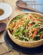 Carrot and Bean Sprouts in Sesame Oil Dressing