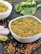 Masoor Dal with Spinach, Protein Rich Recipes