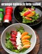 Orange, Spinach and Feta Salad