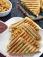 Paneer Sandwich Recipe,  Grilled Paneer Sandwich in Hindi