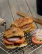 Pav Sandwich,  Masala Pav with Potatoes, Tomatoes and Onions in Hindi