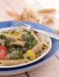 Penne with Spinach in Low Calorie White Sauce