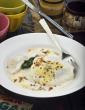 Ravioli with Spinach and Cheese in White Sauce