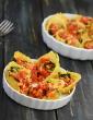 Rice and Spinach Stuffed Shell Pasta in Hindi