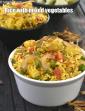 Rice with Mixed Vegetables, Indian