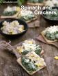 Spinach and Corn Crackers