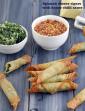 Spinach Cheese Cigars with Honey Chilli Sauce in Hindi