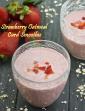 Strawberry Oatmeal Curd Smoothie, Healthy Smoothie