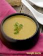 Masoor Dal and Spinach Soup, Indian Curry Soup in Gujarati
