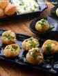Thai Pani Puri, Mixed Vegetables in Coconut Sauce Served with Puris in Hindi